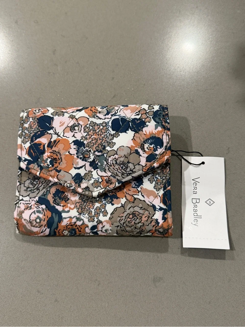 NWT Vera Bradley Mini Tri-Fold RFID Wallet